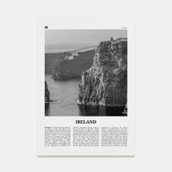 Ireland Travel B&W No 1 Poster