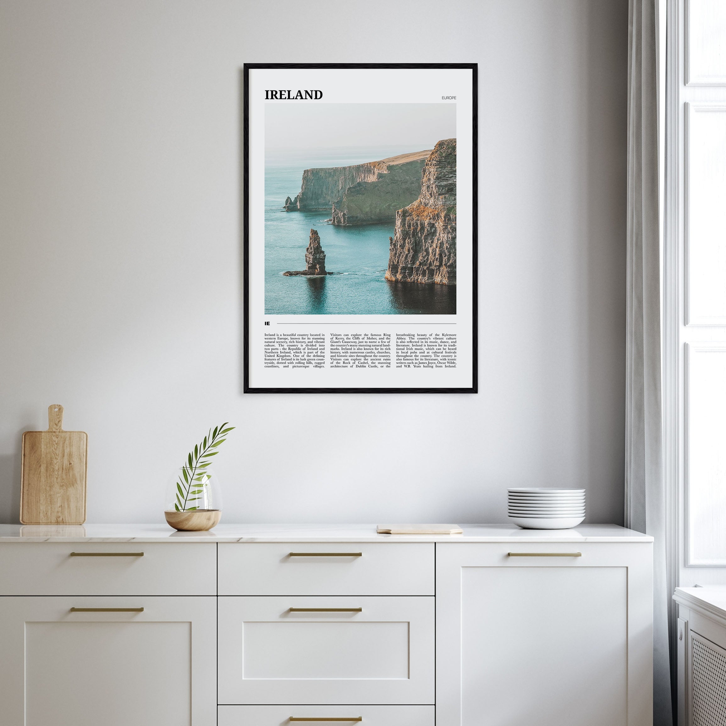 Ireland Travel Color Poster