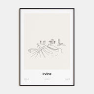 Irvine Drawn Poster