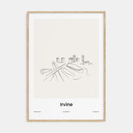 Irvine Drawn Poster