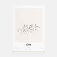 Irvine Drawn Poster