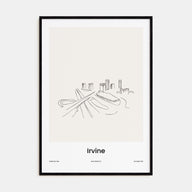 Irvine Drawn Poster