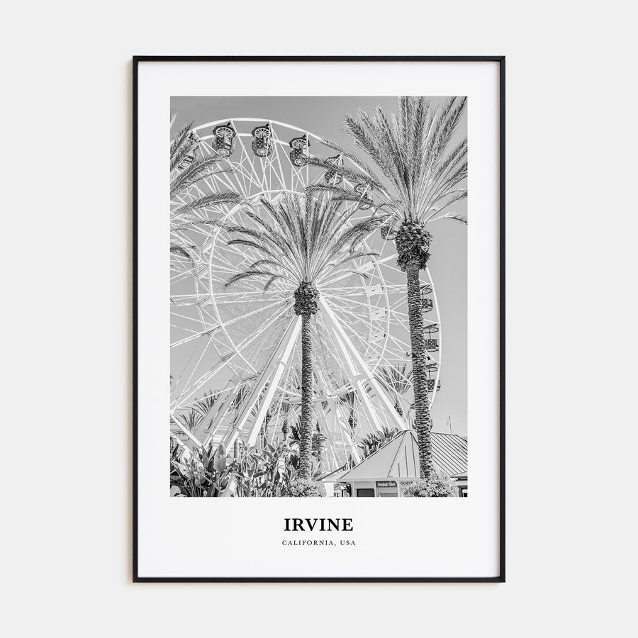 Irvine Portrait B&W No 1 Poster
