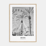 Irvine Portrait B&W No 1 Poster