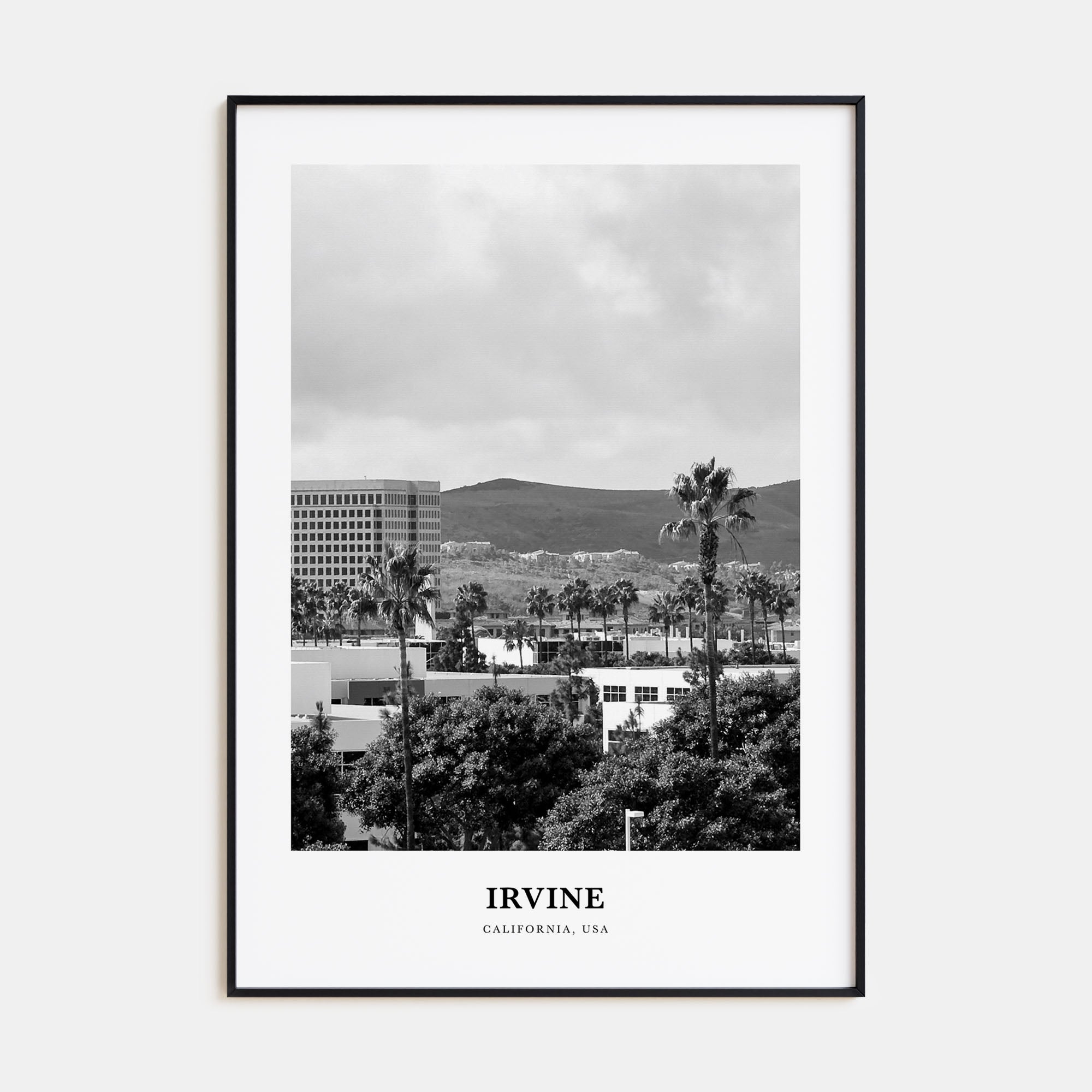 Irvine Portrait B&W No 2 Poster
