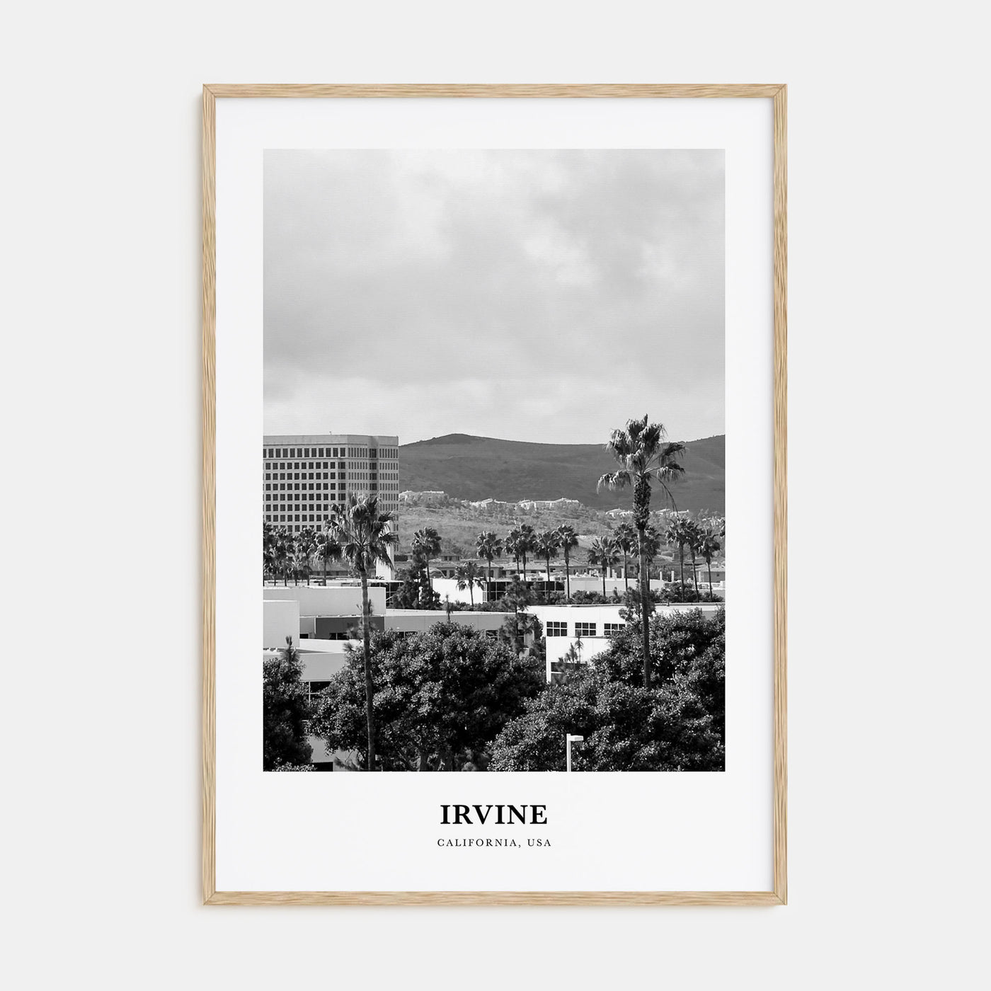 Irvine Portrait B&W No 2 Poster