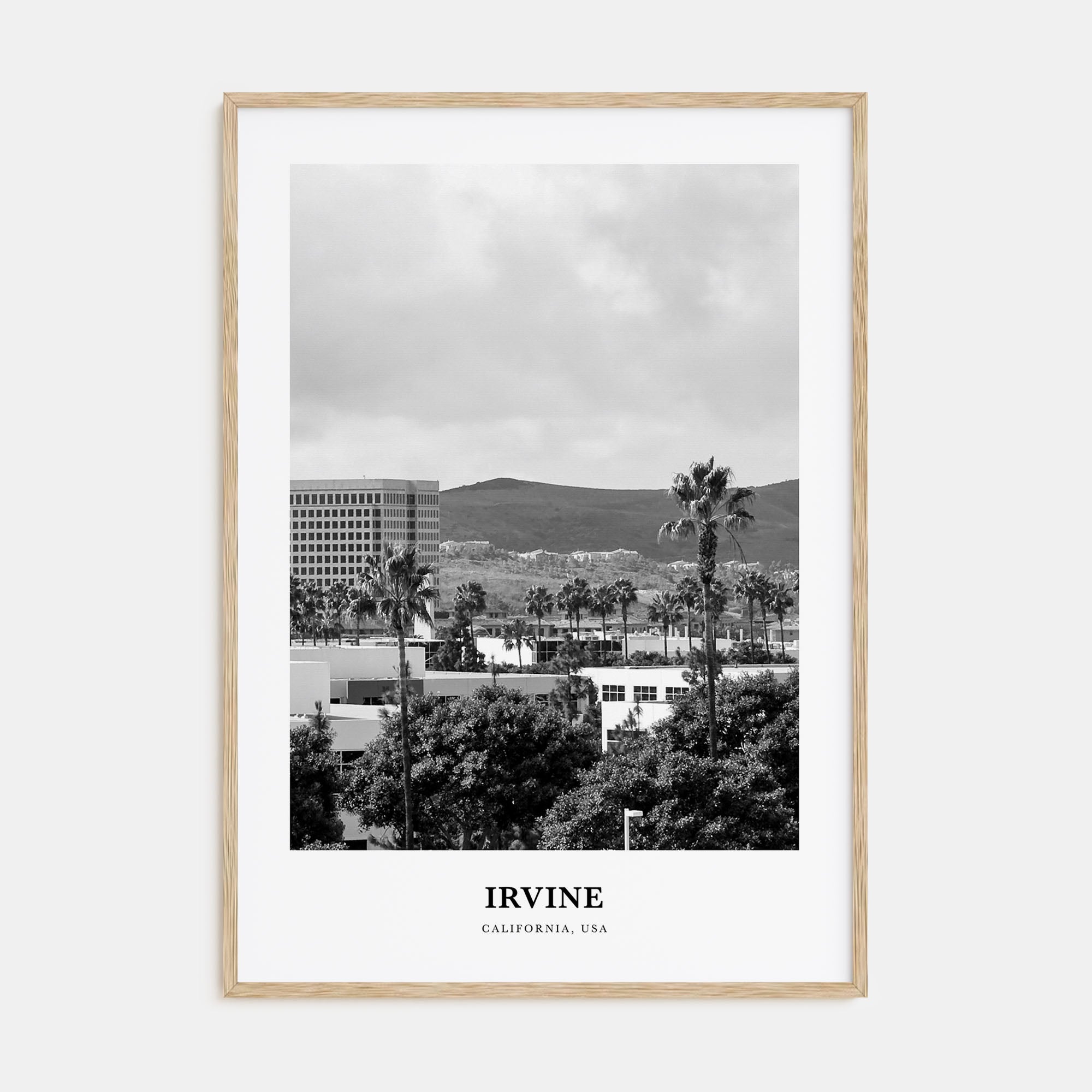 Irvine Portrait B&W No 2 Poster