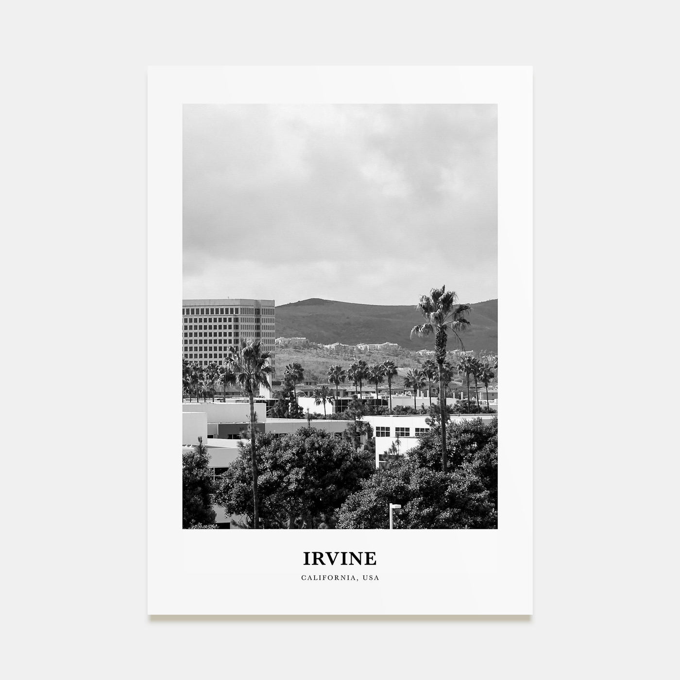 Irvine Portrait B&W No 2 Poster