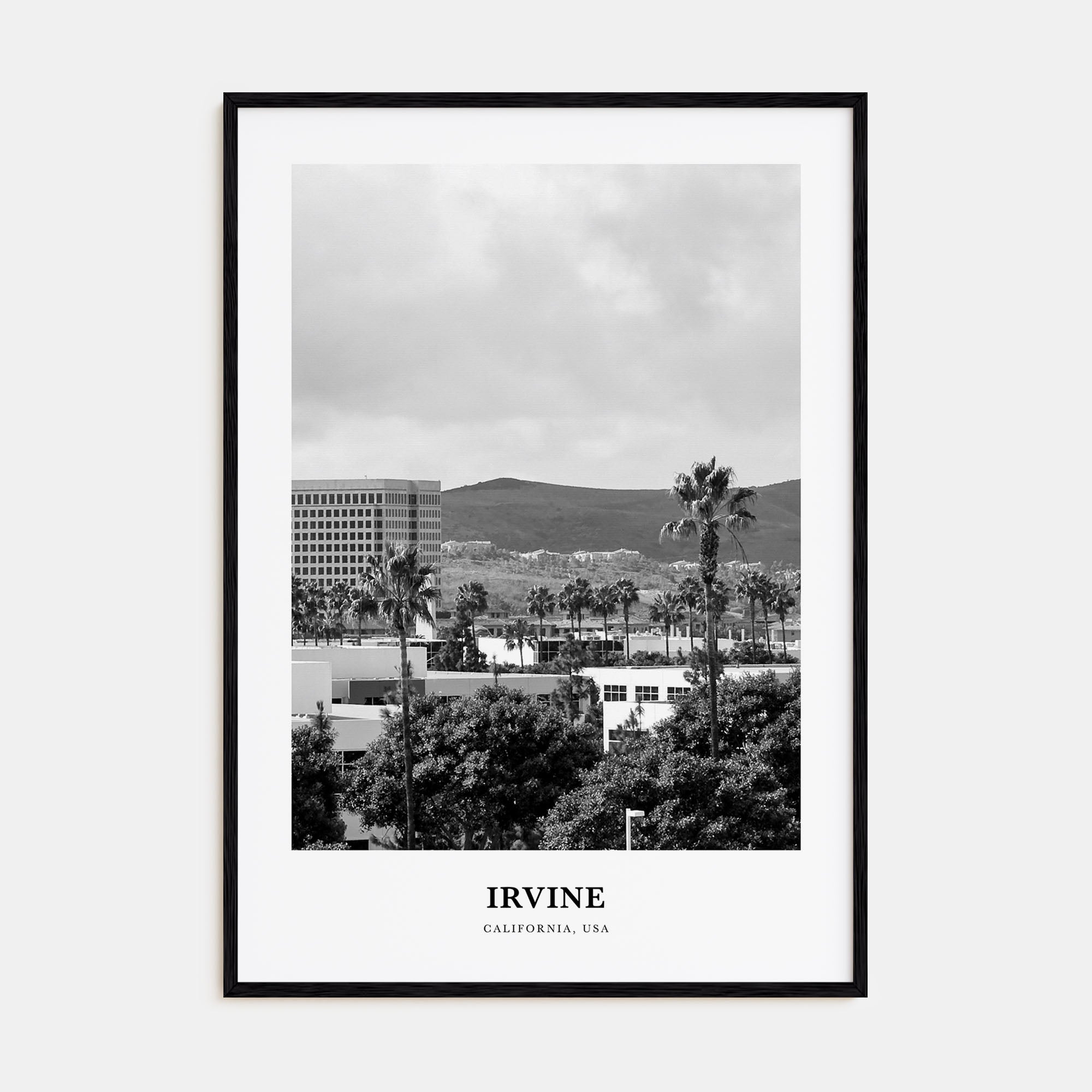 Irvine Portrait B&W No 2 Poster