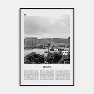 Irvine Travel B&W No 2 Poster