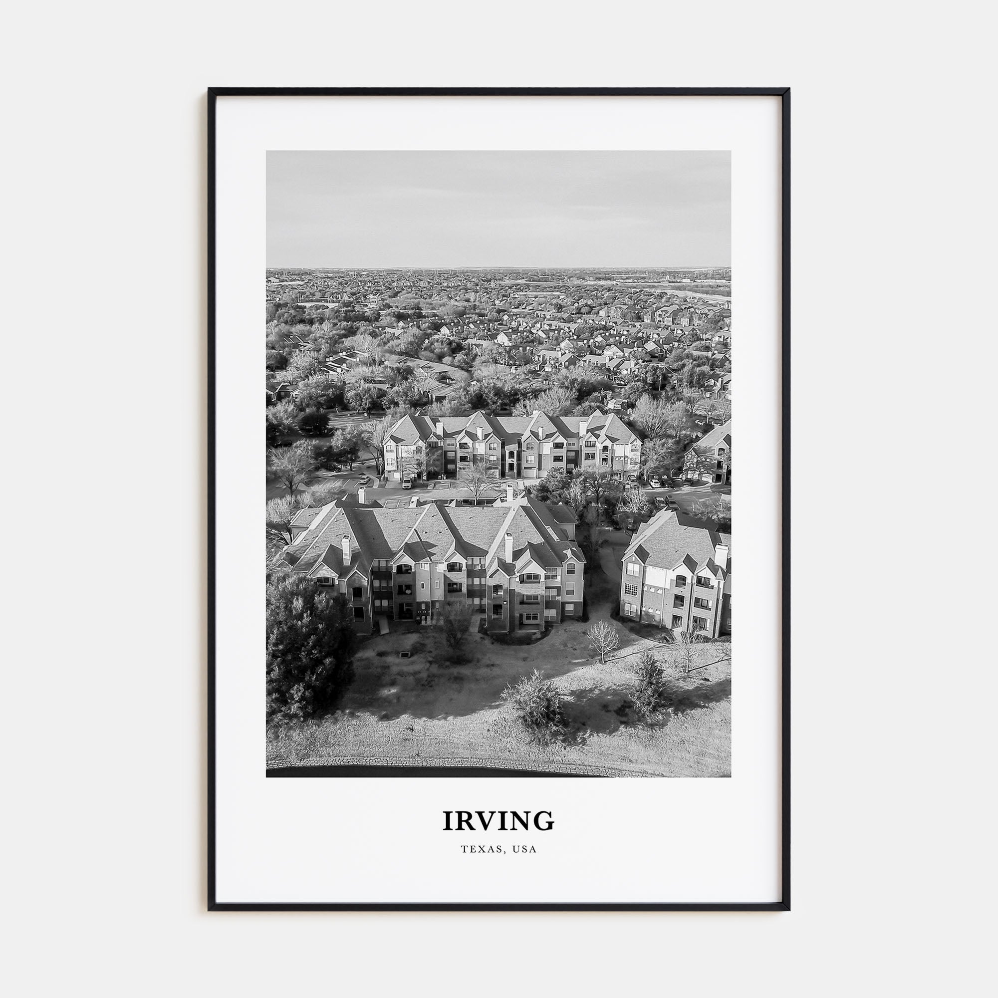 Irving Portrait B&W Poster