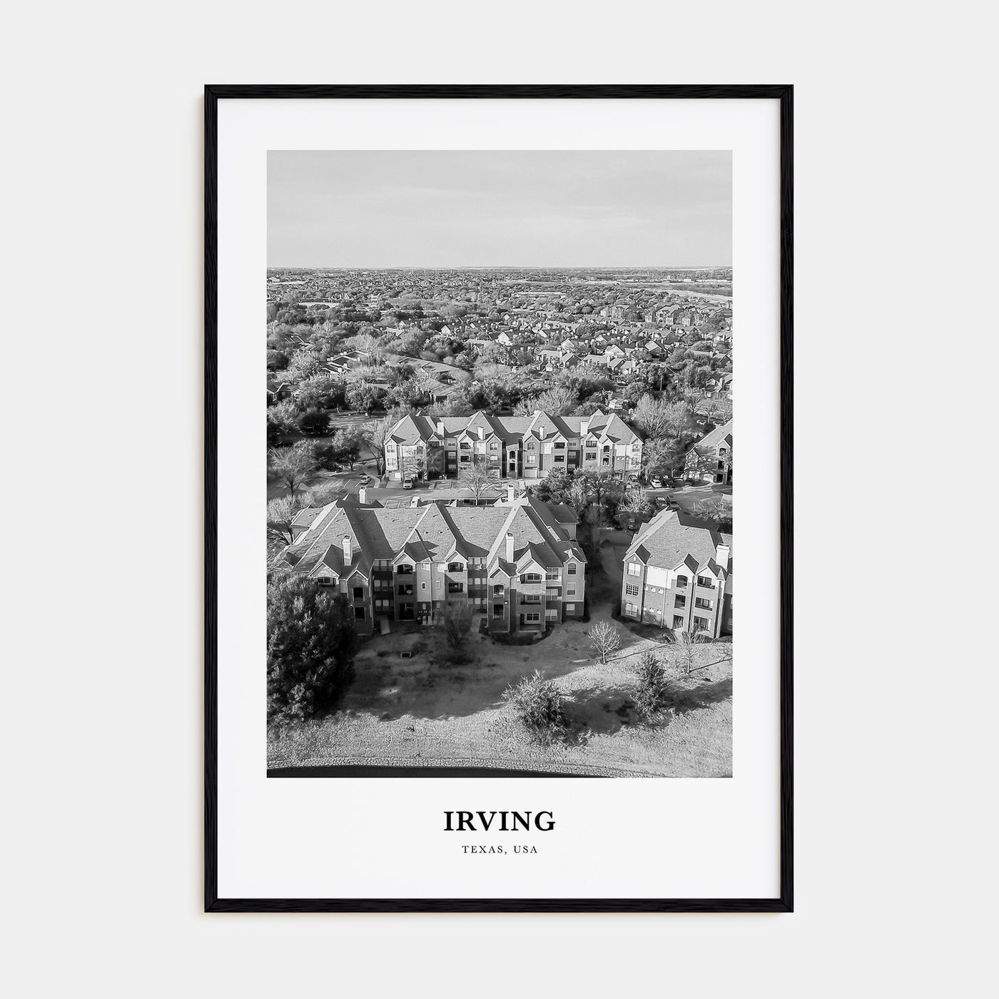 Irving Portrait B&W Poster