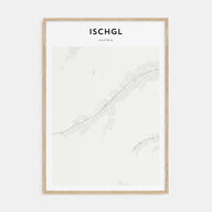 Ischgl Map Portrait Poster