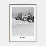 Ischgl Portrait B&W Poster