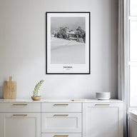 Ischgl Portrait B&W Poster