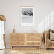 Ischgl Portrait B&W Poster