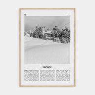 Ischgl Travel B&W Poster