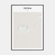 Ischia Map Portrait Poster