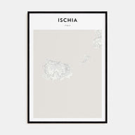 Ischia Map Portrait Poster