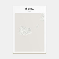 Ischia Map Portrait Poster