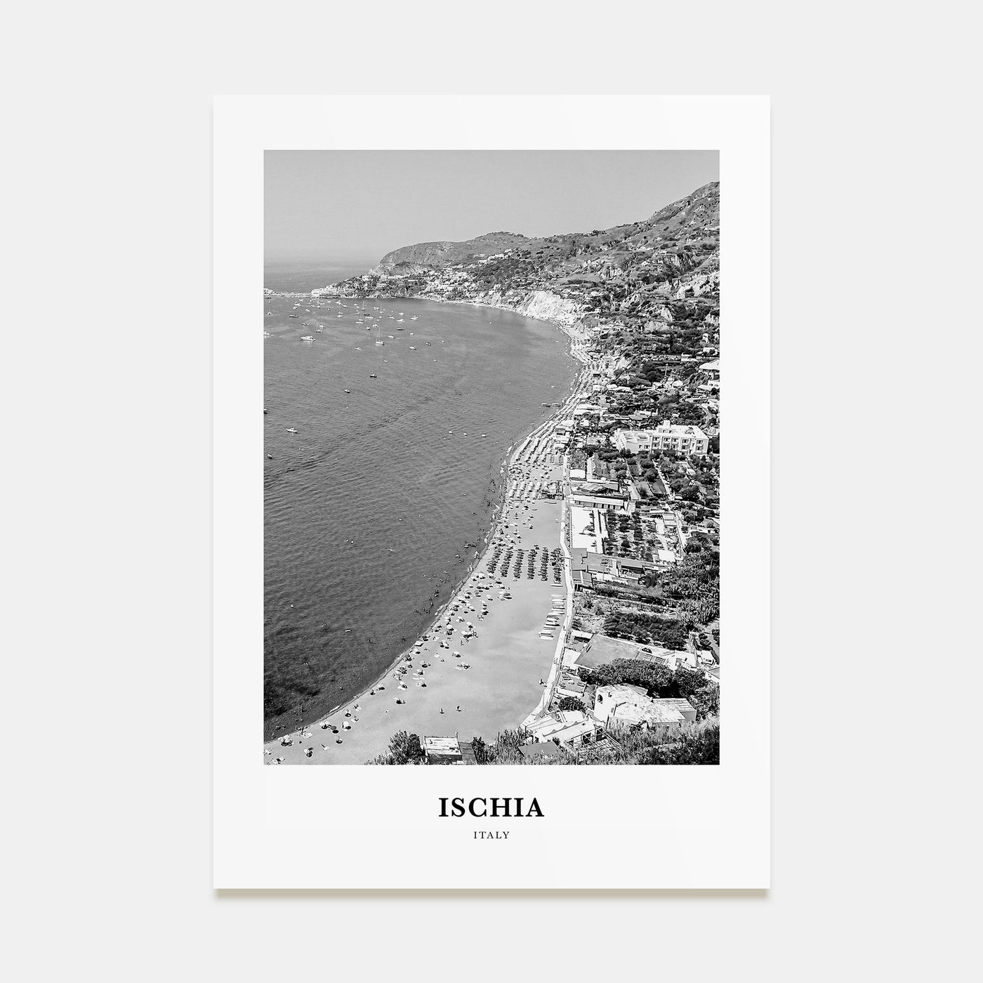 Ischia Portrait B&W Poster