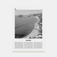 Ischia Travel B&W Poster