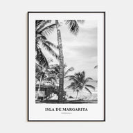 Isla de Margarita Portrait B&W Poster