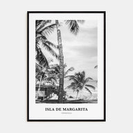 Isla de Margarita Portrait B&W Poster