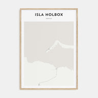 Isla Holbox Map Portrait Poster