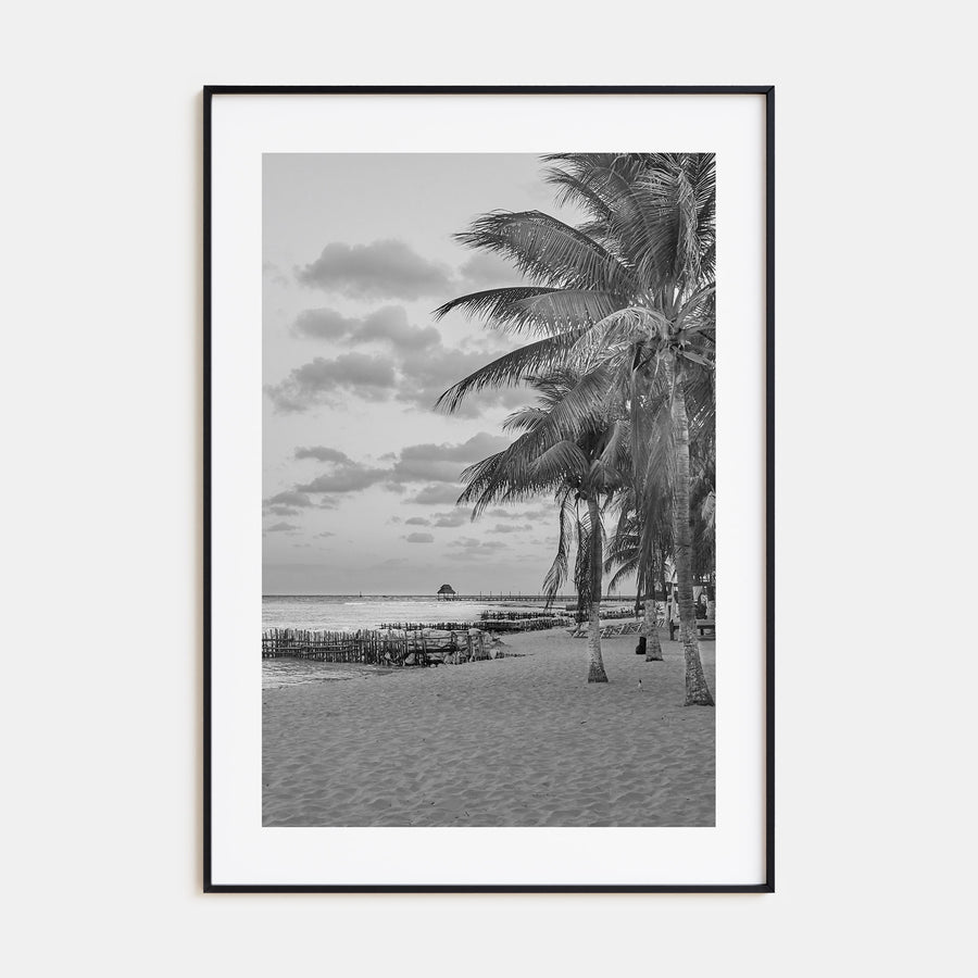 Isla Mujeres Photo B&W Poster
