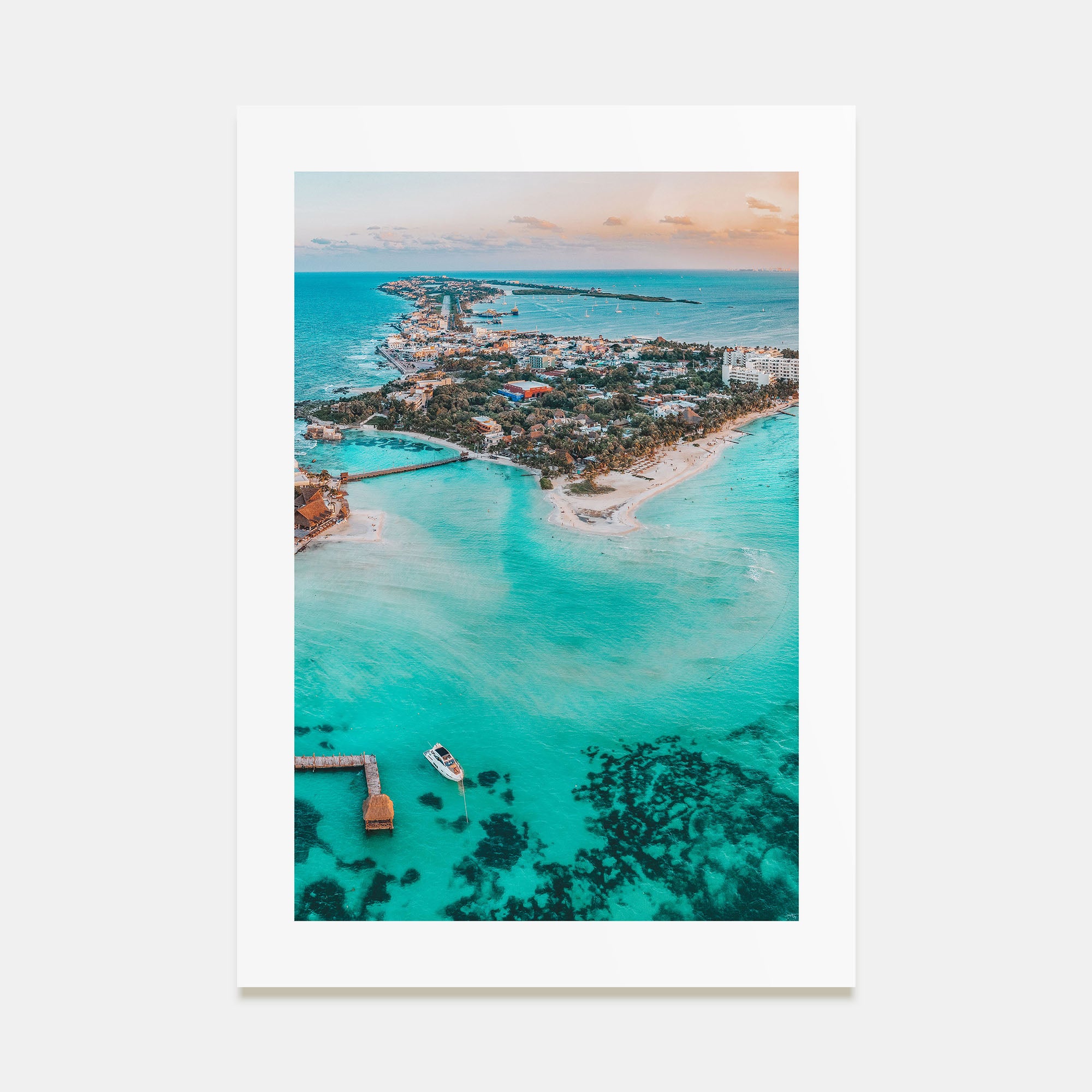Isla Mujeres Photo Color Poster