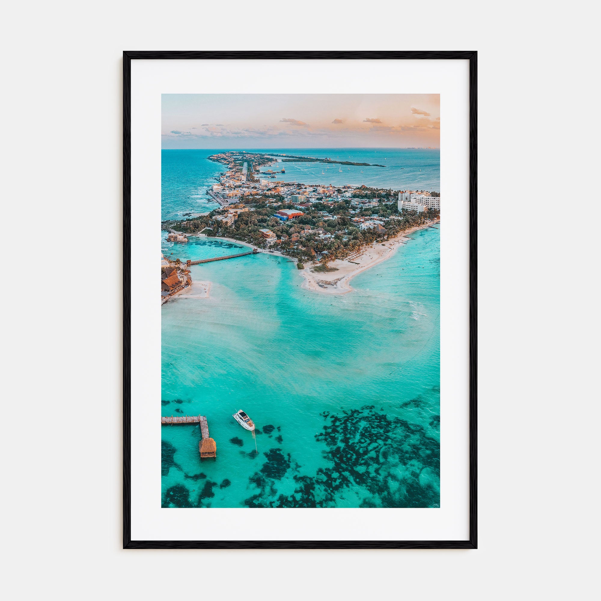 Isla Mujeres Photo Color Poster