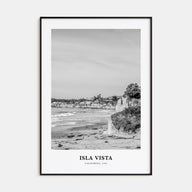 Isla Vista Portrait B&W Poster