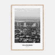 Islamabad Portrait B&W Poster
