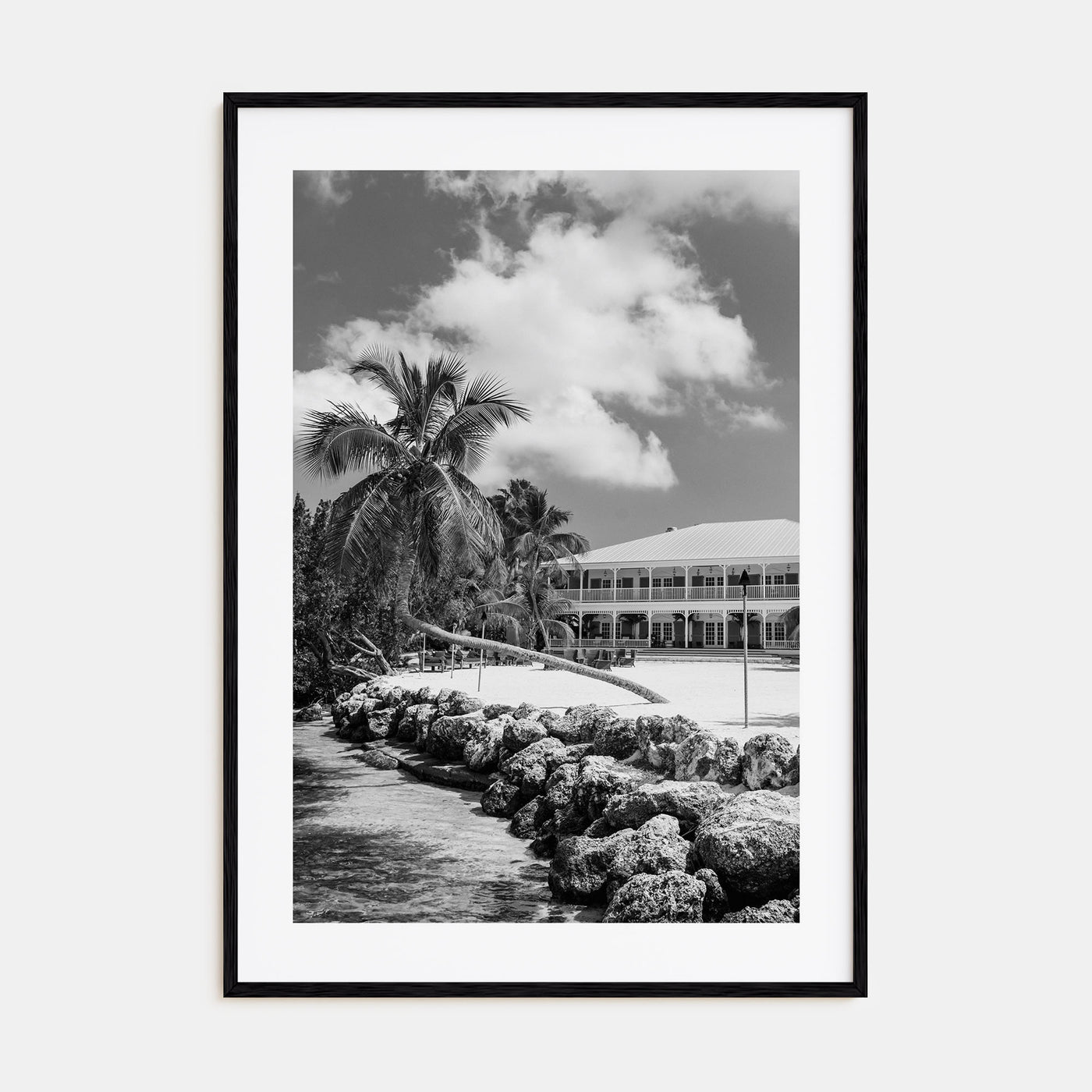 Islamorada Photo B&W Poster