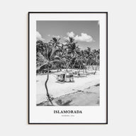 Islamorada Portrait B&W Poster