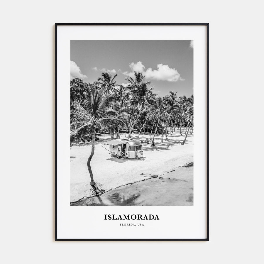 Islamorada Portrait B&W Poster