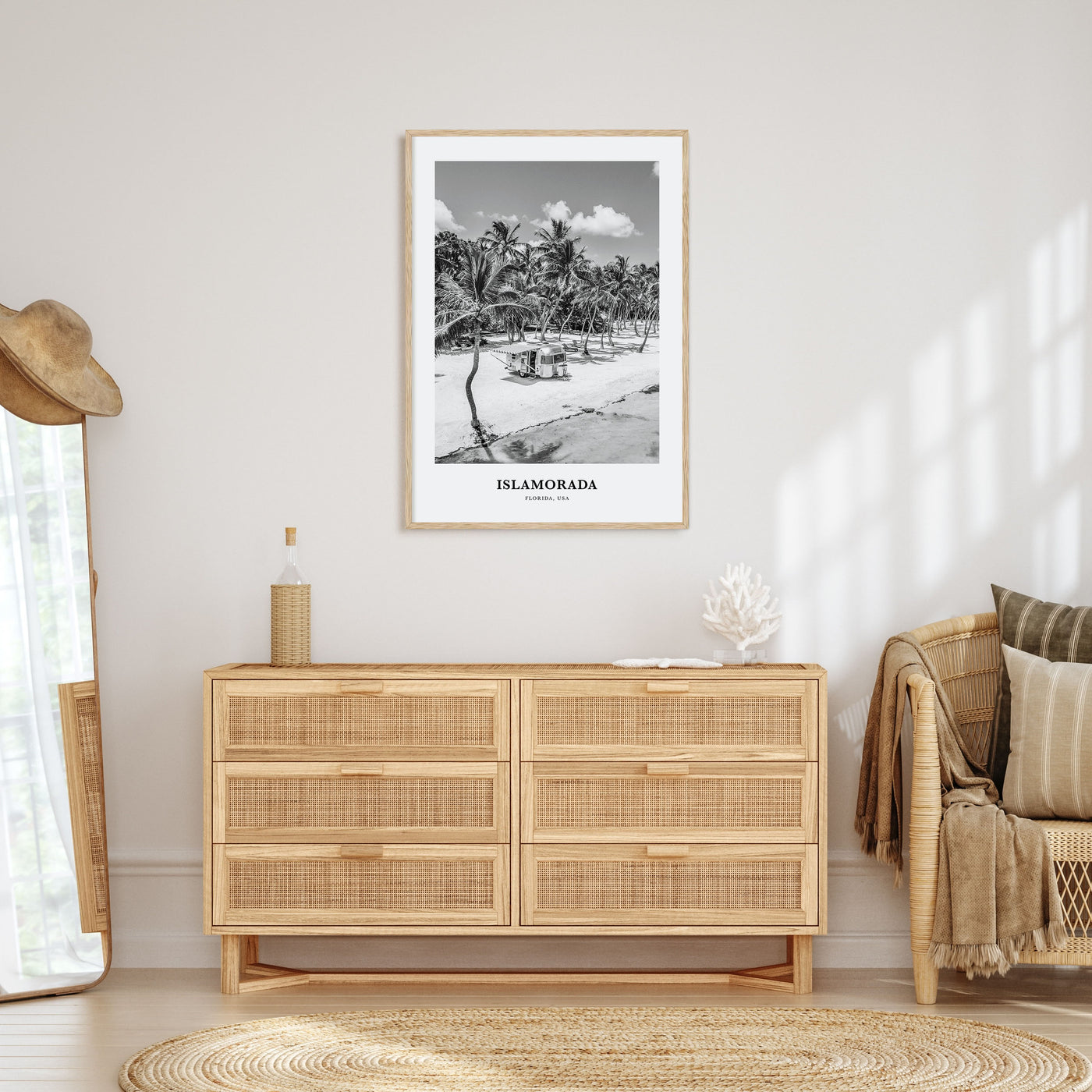 Islamorada Portrait B&W Poster