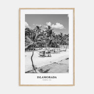 Islamorada Portrait B&W Poster