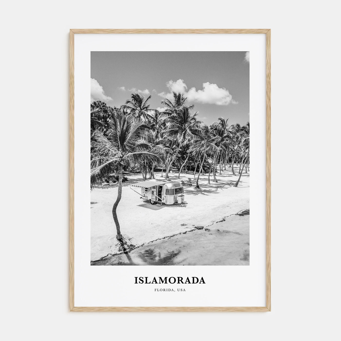 Islamorada Portrait B&W Poster