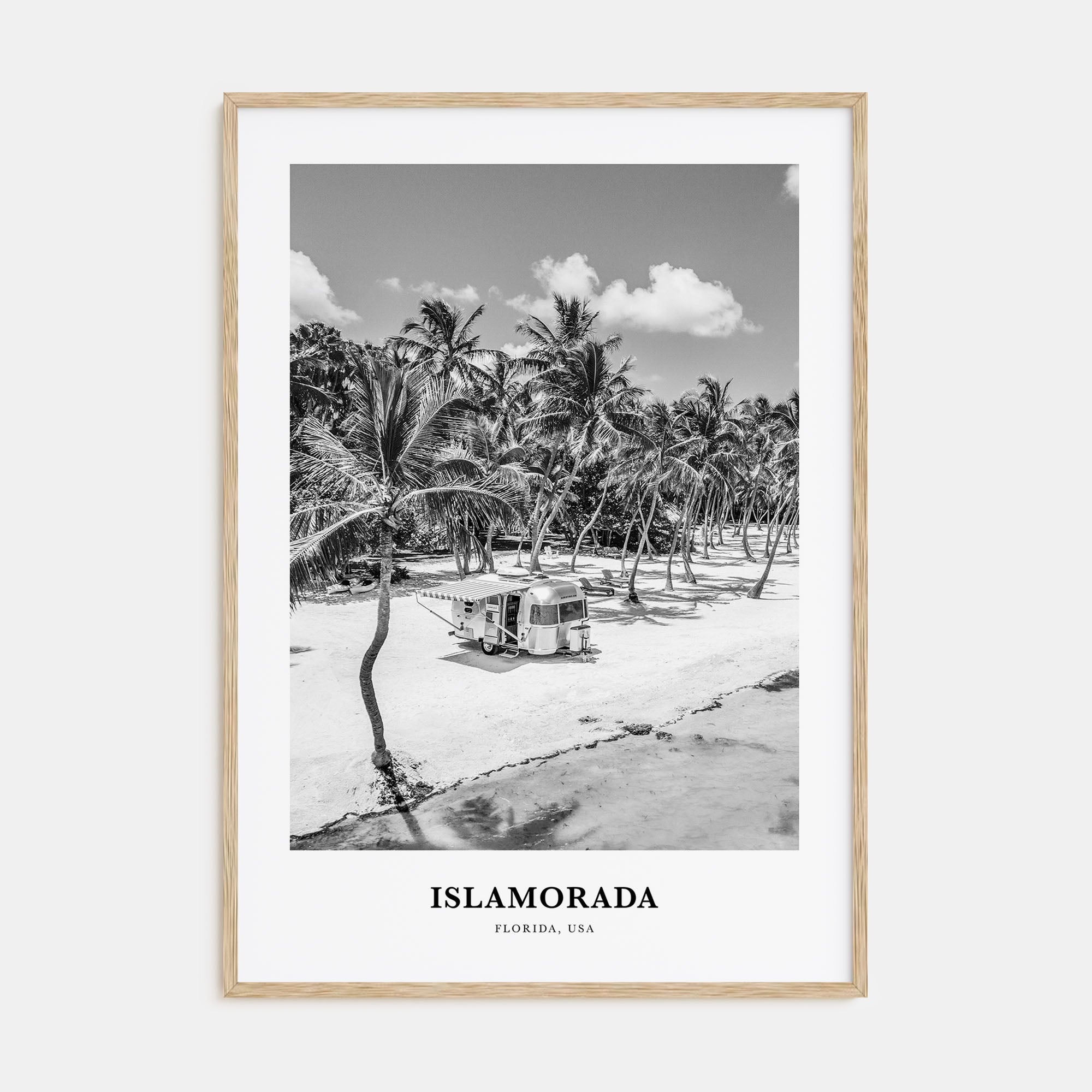Islamorada Portrait B&W Poster