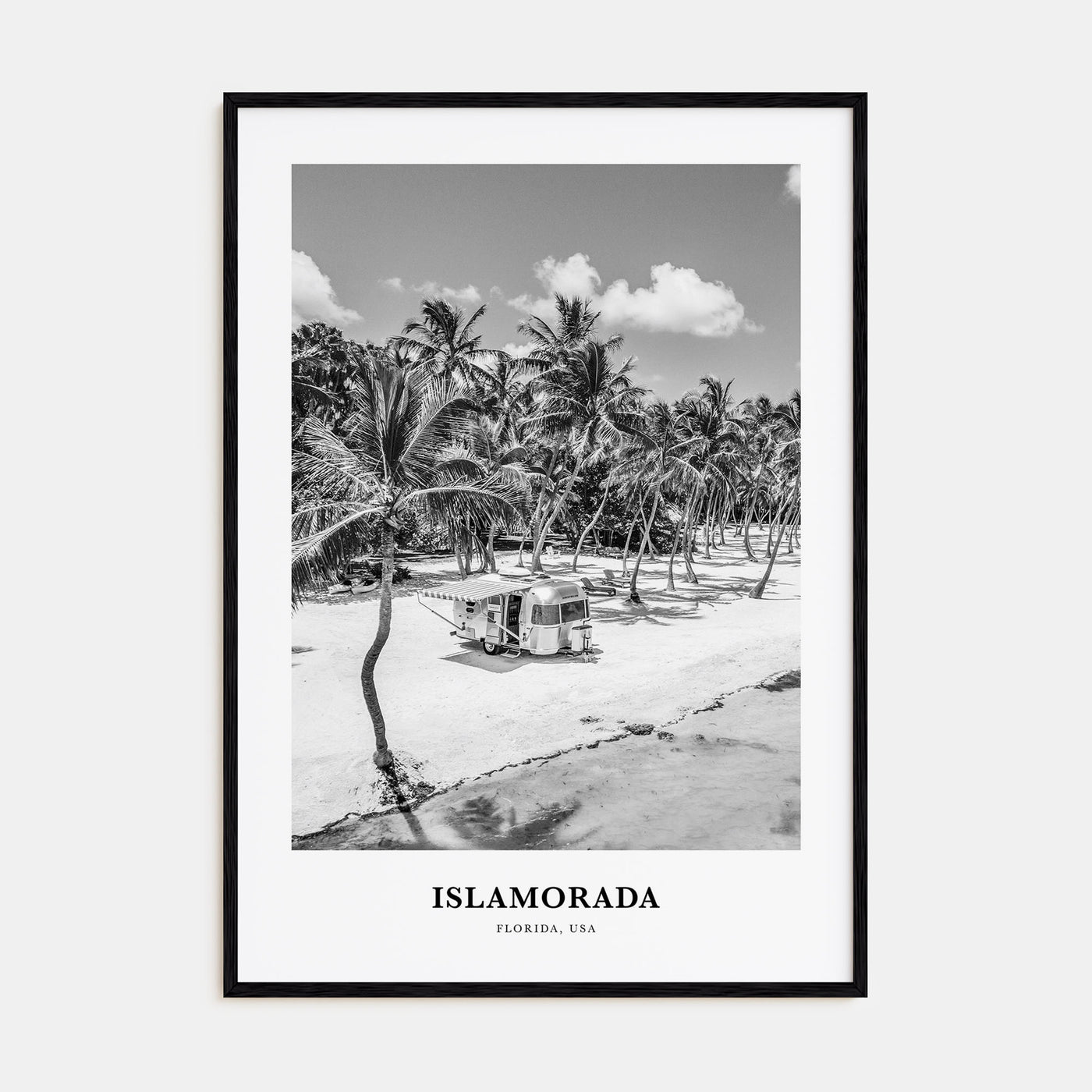Islamorada Portrait B&W Poster