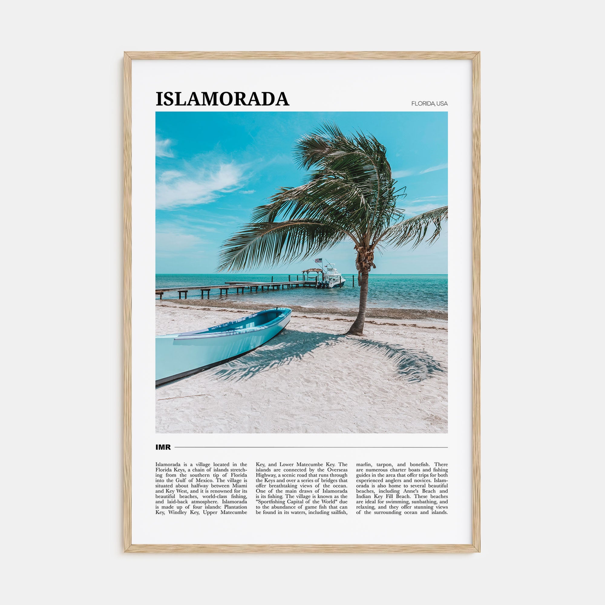 Islamorada Travel Color Poster