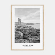 Isle of Man Portrait B&W Poster