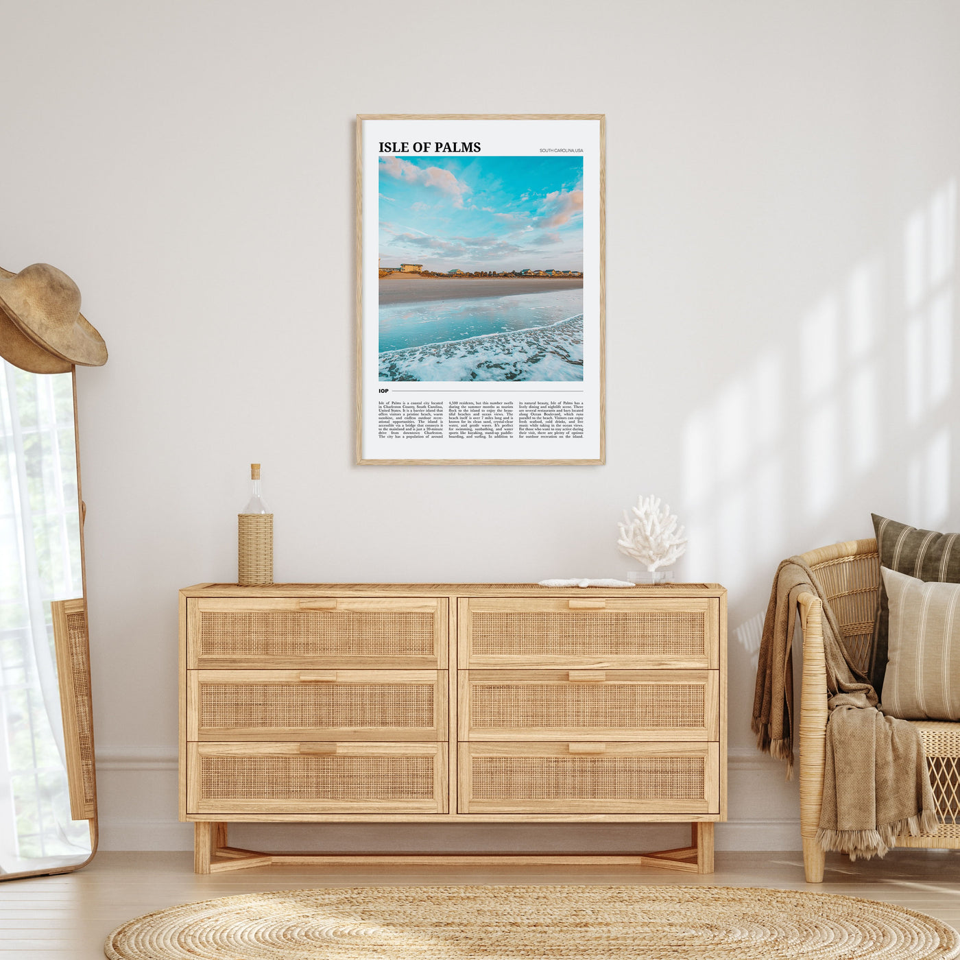 Isle of Palms Travel Color Poster