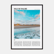 Isle of Palms Travel Color Poster