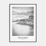 Isle of Skye Portrait B&W Poster