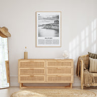 Isle of Skye Travel B&W Poster