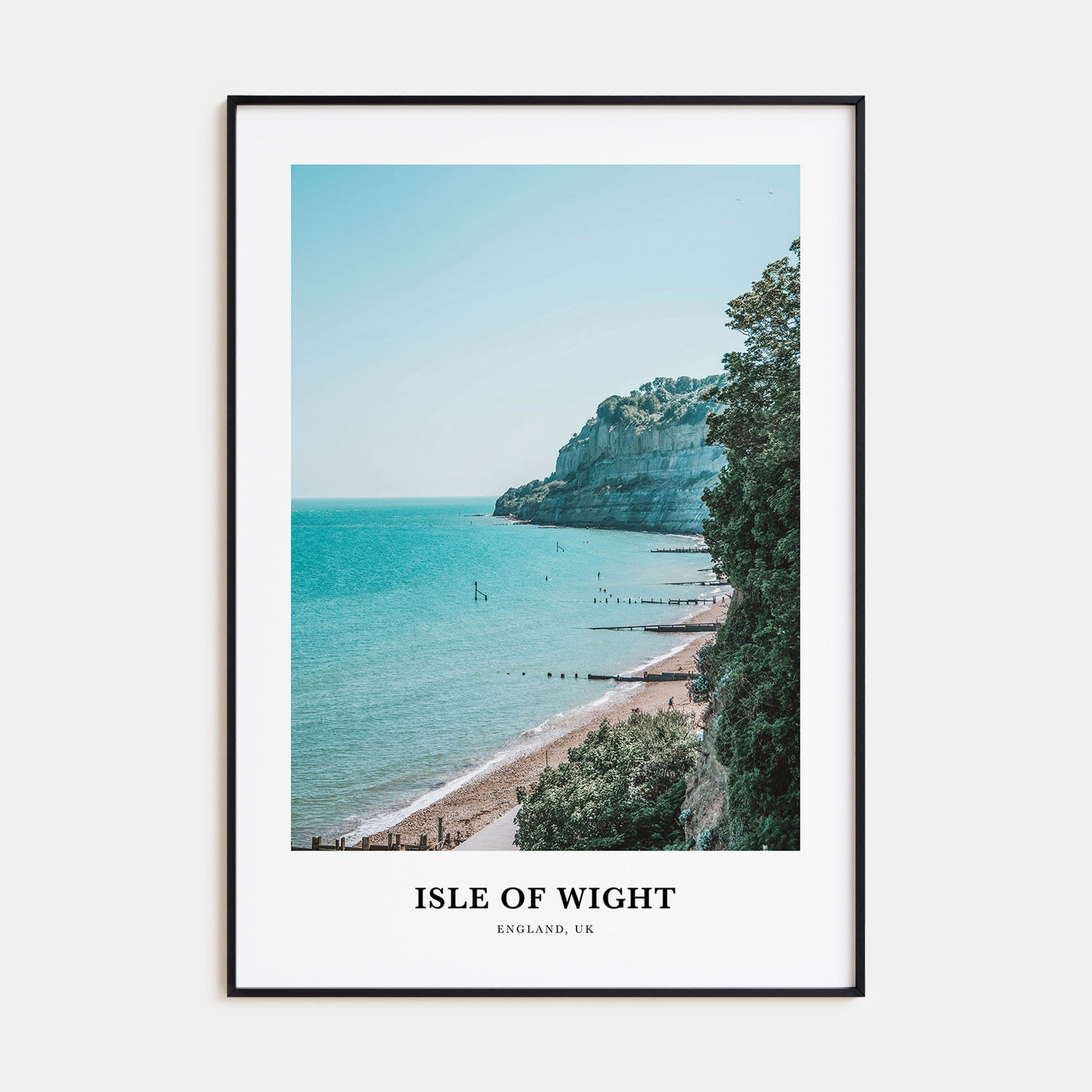 Isle of Wight Portrait Color Poster