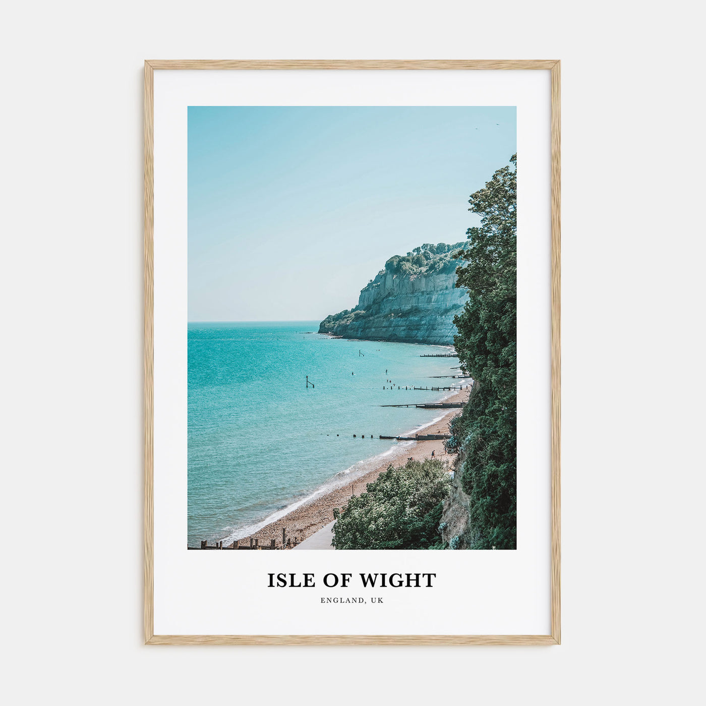 Isle of Wight Portrait Color Poster